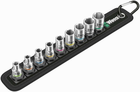 Wera 8790 HMA Belt 4 Zyklop Socket Belt Set 1/4" Drive Metric