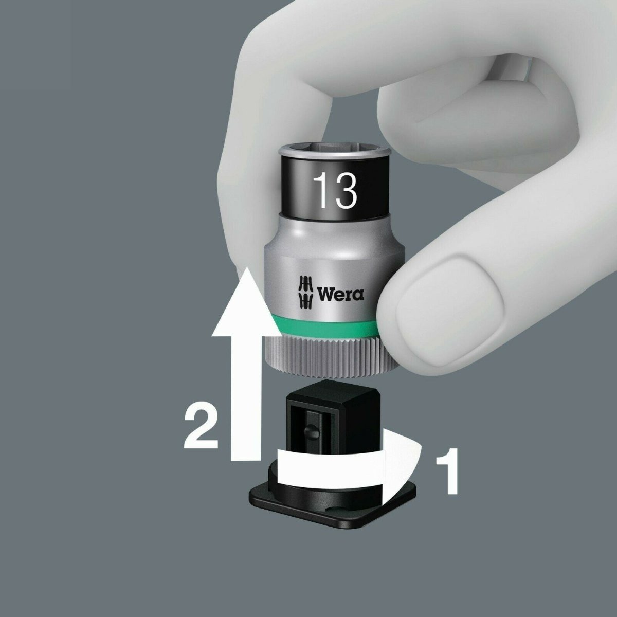 Wera 8790 HMA Belt 4 Zyklop Socket Belt Set 1/4" Drive Metric