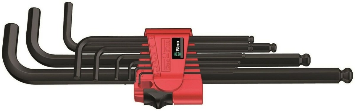 Wera 950/9 Hex-Plus 6 SB L-Key Set Metric 9 Pieces